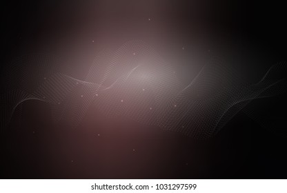 Dark Pink vector pattern with spheres. Abstract illustration with colored bubbles in nature style. New design for ad, poster, banner of your website.