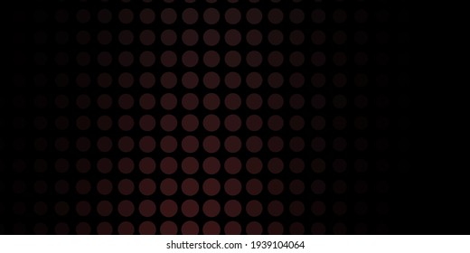 Dark Pink vector pattern with spheres. Colorful illustration with gradient dots in nature style. Pattern for websites.