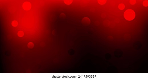 Dark pink vector pattern with spheres. Modern abstract illustration with colorful circle shapes. New template for a brand book.