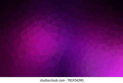 Dark Pink vector Pattern.  triangular template. Geometric sample. Repeating routine with triangle shapes. New texture for your design. Pattern can be used for background.