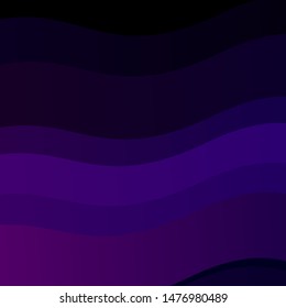 Dark Pink vector pattern with wry lines. Abstract illustration with gradient bows. Pattern for booklets, leaflets.