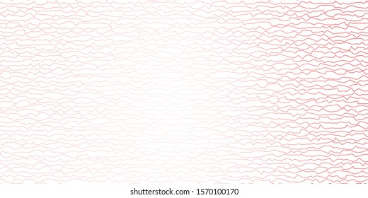 Dark Pink vector pattern with wry lines. Abstract illustration with bandy gradient lines. Pattern for websites, landing pages.