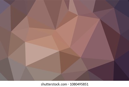 Dark Pink vector polygon abstract backdrop. Creative geometric illustration in Origami style with gradient. A completely new design for your business.