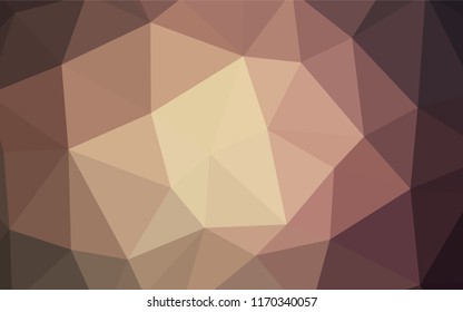 Dark Pink vector polygon abstract layout. Shining colorful illustration with triangles. Pattern for a brand book's backdrop.