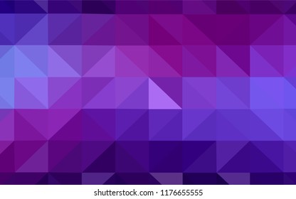 Dark Pink vector polygon abstract layout. A completely new color illustration in a polygonal style. New template for your brand book.