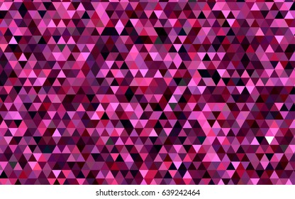 Dark Pink vector polygon abstract background. Creative illustration in halftone style with gradient. Brand-new design for your business.