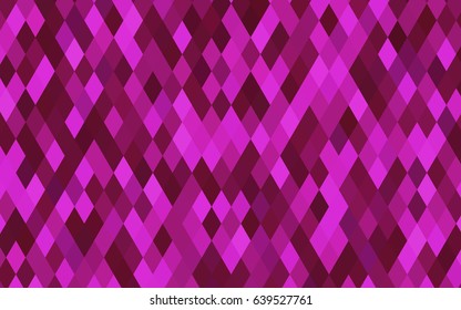 Dark Pink vector polygon abstract pattern. Glitter abstract illustration with an elegant design. The polygonal design can be used for your web site.