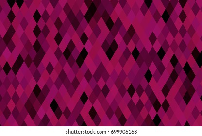 Dark Pink vector polygon abstract pattern. Shining illustration, which consist of triangles. The template can be used as a background for cell phones.
