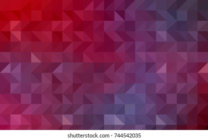 Dark Pink vector polygon abstract pattern. Colorful abstract illustration with gradient. Brand-new style for your business design.