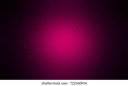 Dark Pink vector polygonal background. Glitter abstract illustration with an elegant design. Brand-new design for your business.