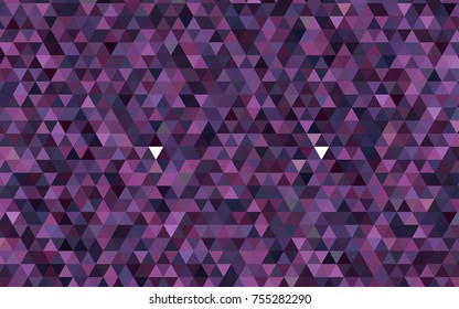 Dark Pink vector polygonal background. Creative geometric illustration in Origami style with gradient. The elegant pattern can be used as part of a brand book.