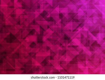 Dark Pink vector polygonal polygonal. An elegant bright illustration with gradient. The elegant pattern can be used as part of a brand book.