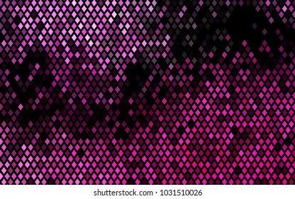 Dark Pink vector polygonal illustration, which consist of rectangles. Rectangular pattern for your business design. Geometric background in Origami style with gradient. 