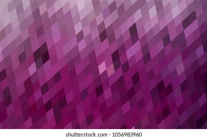 Dark Pink vector polygonal illustration consisting of rectangles. Rectangular design for your business. Creative geometric background in origami style with gradient.
