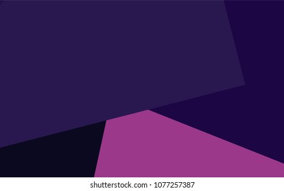 Dark Pink vector polygonal illustration, which consist of rectangles. Rectangular pattern for your business design. Geometric background in Origami style with gradient. 