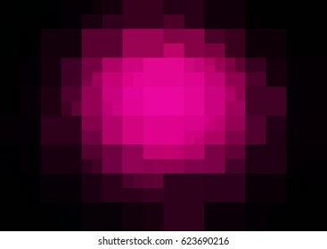 Dark pink vector polygonal illustration, which consist of rectangles. Rectangular design for your business. Creative geometric background in Origami style with gradient