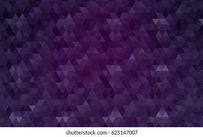 Dark Pink vector polygonal illustration, which consist of triangles. Triangular pattern for your business design. Geometric background in Origami style with gradient. 