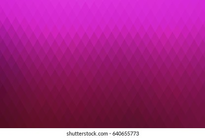Dark Pink vector polygonal illustration, which consist of rectangles. Rectangular pattern for your business design. Geometric background in Origami style with gradient. 