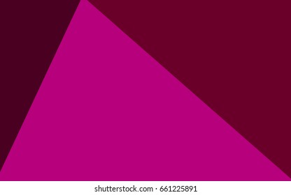 Dark Pink vector polygonal illustration, which consist of triangles. Triangular design for your business. Creative geometric background in Origami style with gradient