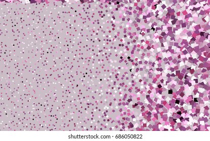 Dark Pink vector polygonal illustration consisting of rectangles. Rectangular design for your business. Creative geometric background in origami style with gradient.