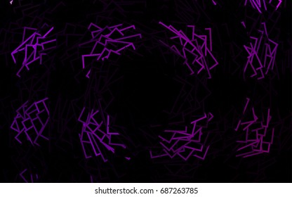Dark Pink vector polygonal illustration, which consist of rectangles. Rectangular pattern for your business design. Geometric background in Origami style with gradient. 