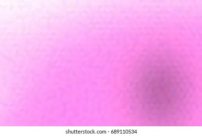 Dark Pink vector polygonal illustration, which consist of hexagons. Hexagonal pattern for your business design. Geometric background in Origami style with gradient. 