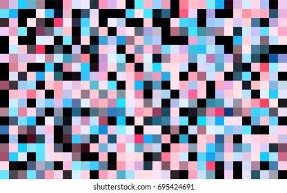 Dark Pink vector polygonal illustration, which consist of rectangles. Rectangular pattern for your business design. Geometric background in Origami style with gradient. 