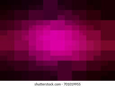 Dark Pink vector polygonal illustration, which consist of rectangles. Rectangular design for your business. Creative geometric background in Origami style with gradient
