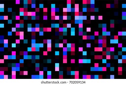 Dark Pink vector polygonal illustration, which consist of rectangles. Rectangular pattern for your business design. Geometric background in Origami style with gradient. 