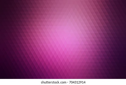 Dark Pink vector polygonal illustration, which consist of triangles. Triangular pattern for your business design. Geometric background in Origami style with gradient. 
