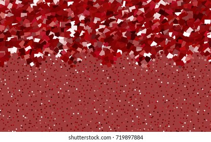 Dark Pink vector polygonal illustration, which consist of rectangles. Rectangular pattern for your business design. Geometric background in Origami style with gradient. 