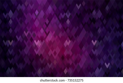 Dark Pink vector polygonal illustration, which consist of rectangles. Rectangular pattern for your business design. Geometric background in Origami style with gradient. 