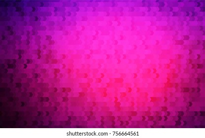 Dark Pink vector polygonal illustration, which consist of rectangles. Rectangular pattern for your business design. Geometric background in Origami style with gradient. 