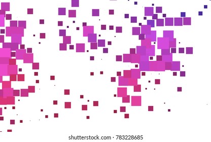 Dark Pink vector polygonal illustration consisting of rectangles. Rectangular design for your business. Creative geometric background in origami style with gradient.