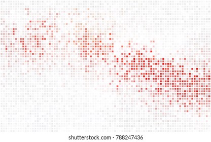 Dark Pink vector polygonal illustration consisting of rectangles. Rectangular design for your business. Creative geometric background in origami style with gradient.