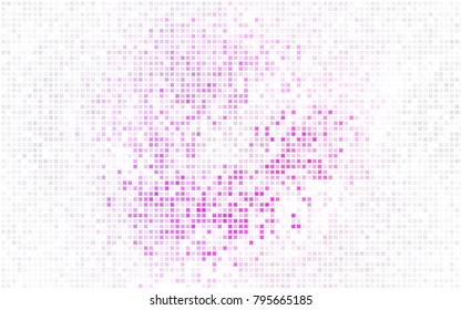 Dark Pink vector polygonal illustration, which consist of rectangles. Rectangular pattern for your business design. Geometric background in Origami style with gradient. 