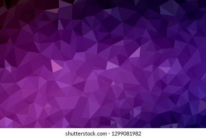 Dark Pink vector polygonal pattern. Polygonal abstract illustration with gradient. Textured pattern for your backgrounds.