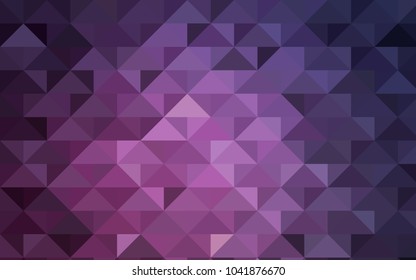 Dark Pink vector polygonal template. Creative geometric illustration in Origami style with gradient. The elegant pattern can be used as part of a brand book.