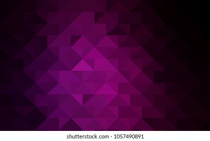 Dark Pink vector polygonal template. Colorful illustration in abstract style with gradient. A new texture for your design.