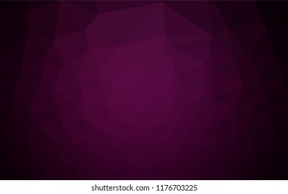 Dark Pink vector polygonal template. An elegant bright illustration with gradient. The completely new template can be used for your brand book.