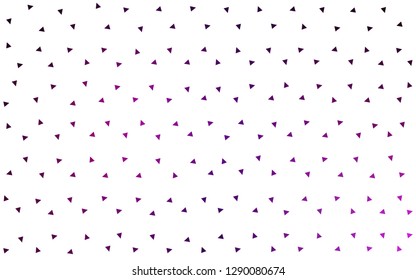 Dark Pink vector  polygonal template. Colorful illustration in abstract style with triangles. Pattern for a brand book's backdrop.