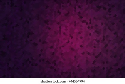 Dark Pink vector red banner with set of circles, dots. Donuts Background. Creative Design Template. Technological halftone illustration.