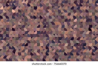 Dark Pink vector red banner with set of circles, dots. Donuts Background. Creative Design Template. Technological halftone illustration.