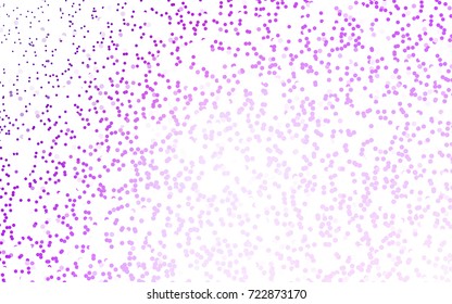 Dark Pink vector red pattern of geometric circles, shapes. Colorful mosaic banner. Geometric background with colored disks.
