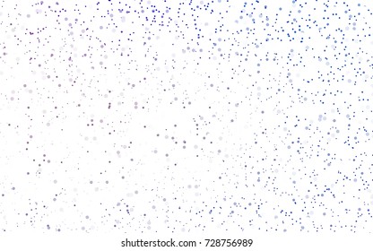 Dark Pink vector red pattern of geometric circles, shapes. Colorful mosaic banner. Geometric background with colored disks.