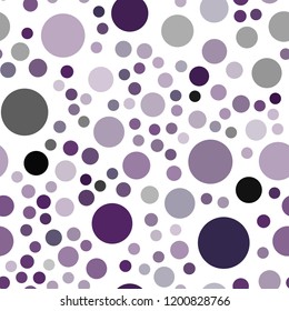 Dark Pink vector seamless backdrop with dots. Blurred bubbles on abstract background with colorful gradient. Pattern can be used for beautiful websites.