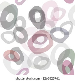 Dark Pink vector seamless backdrop with dots, spots. Blurred decorative design in abstract style with bubbles. Design for textile, fabric, wallpapers.