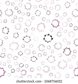 Dark Pink vector seamless  background with bubbles. Blurred decorative design in abstract style with bubbles. Pattern can be used for ads, leaflets.