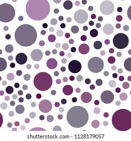 Dark Pink vector seamless background with bubbles. Blurred decorative design in abstract style with bubbles. Pattern can be used for futuristic ad, booklets.