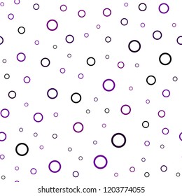 Dark Pink vector seamless background with bubbles. Blurred bubbles on abstract background with colorful gradient. Pattern can be used for beautiful websites.